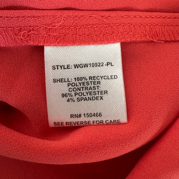 41 Hawthorn V-Neck Sleeveless Top Red NWT Plus Size 2X Blouse - Picture 7 of 8